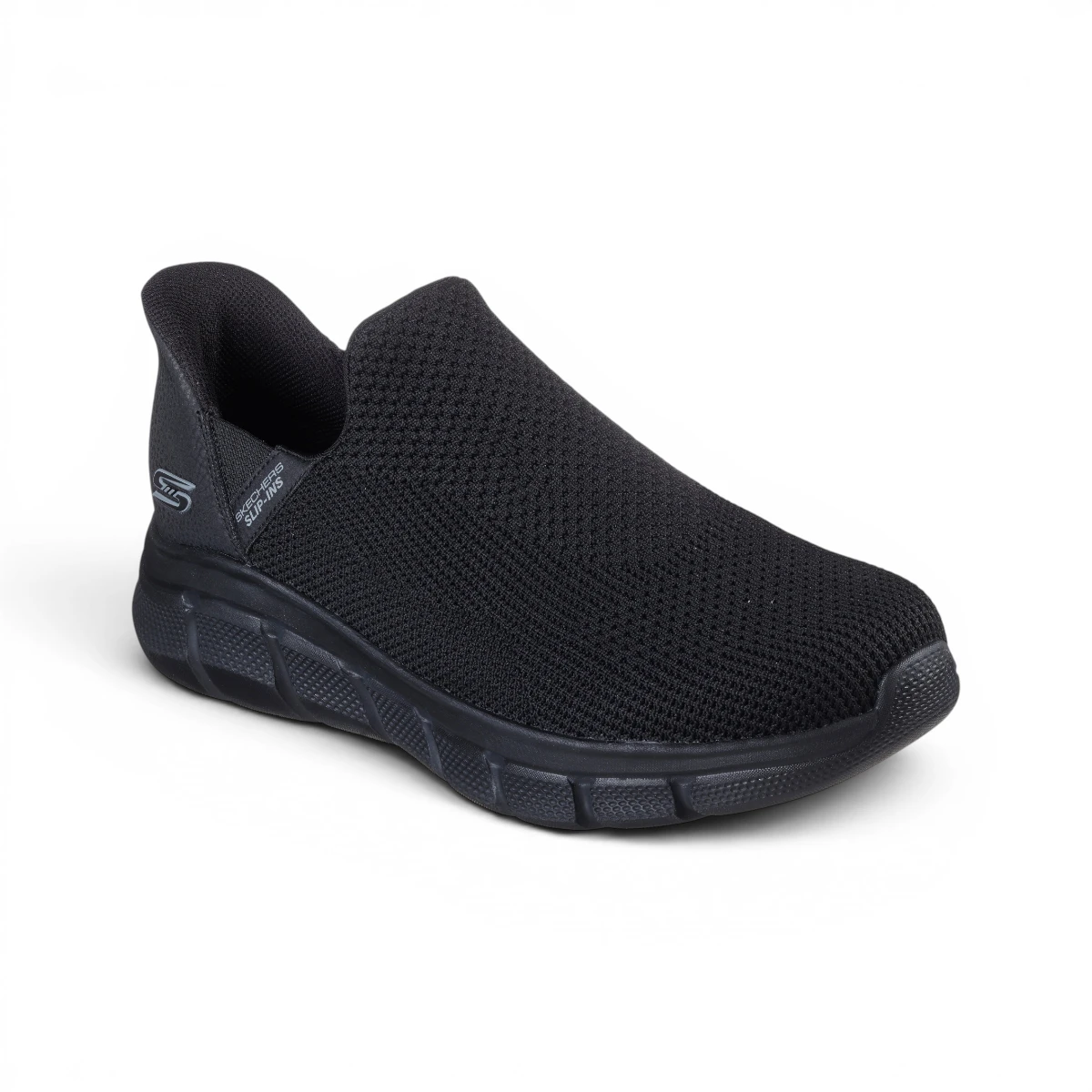 118306-BBK Crne muške mokasine BOBS B Flex Resili – Skechers