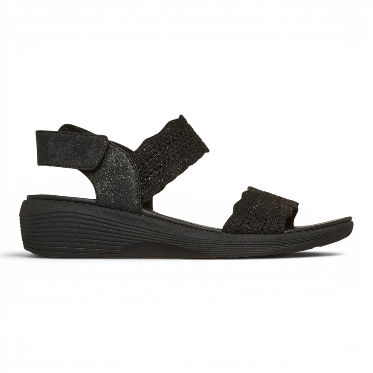 119559-BBK Crne ženske sandale Arya Favorite Finds – Skechers