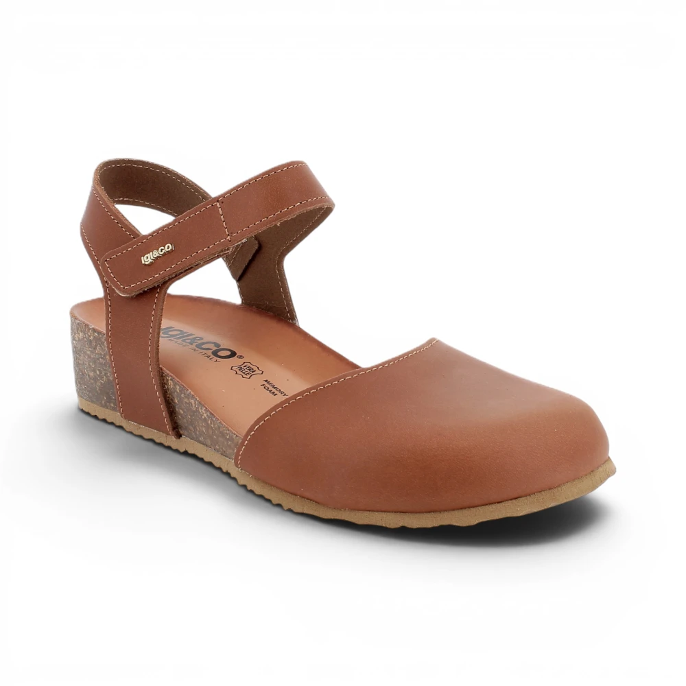 1197411 Smeđe ženske sandale Cognac – Ig&Co