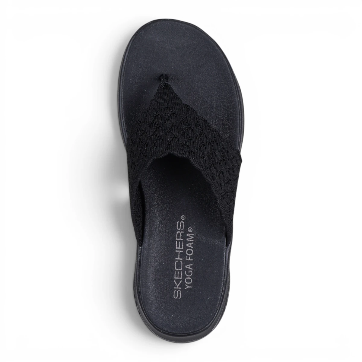 119971-BBK Crne ženske natikače Ultra Flex 3.0 Sandal Rhythm – Skechers