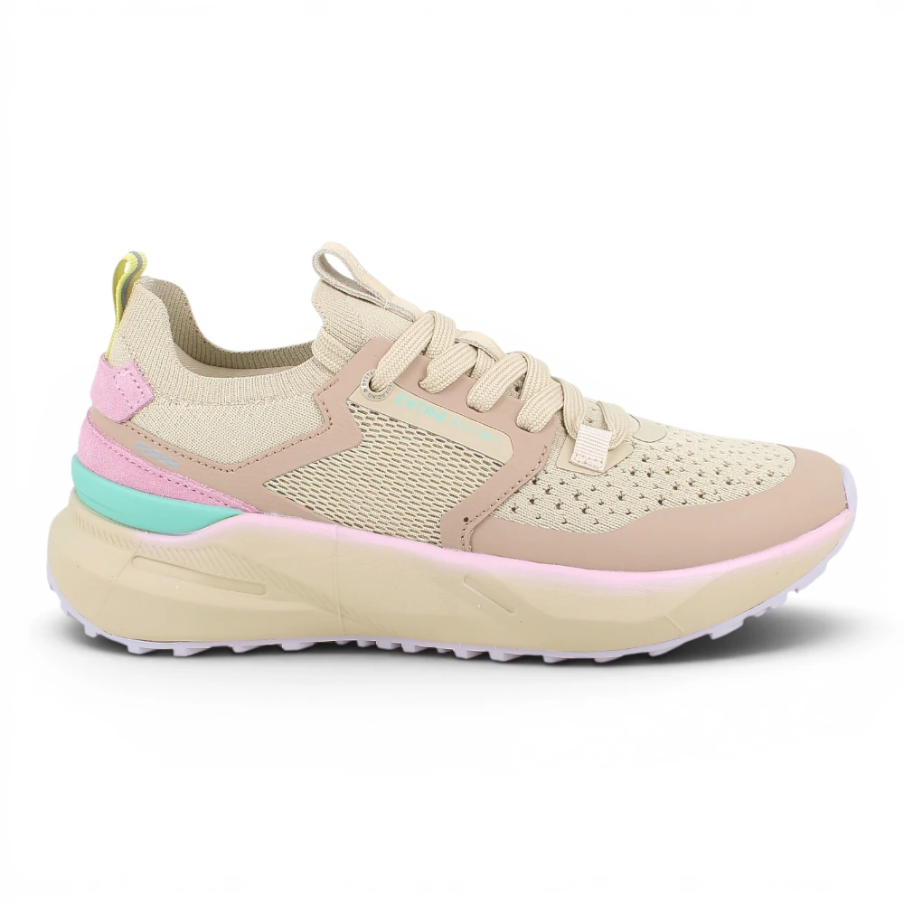 1207022 EXTR4 Tenisice Beige Rosa