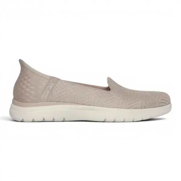 Taupe ženske Slip-ins mokasine On-the-GO Flex Clover – Skechers