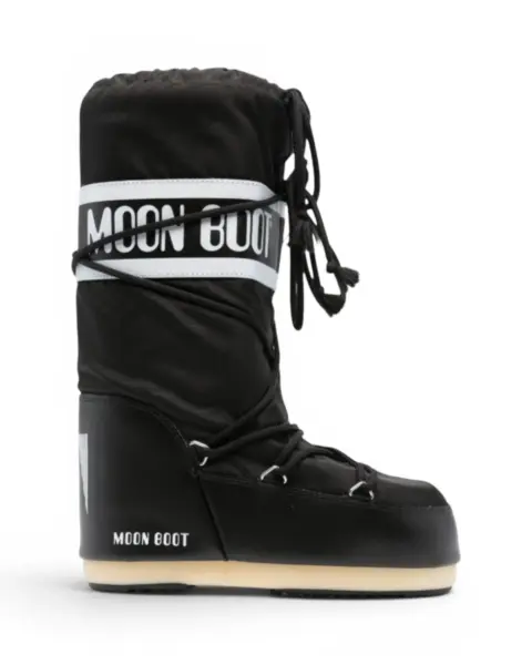Moon Boot Icon Nylon Black
