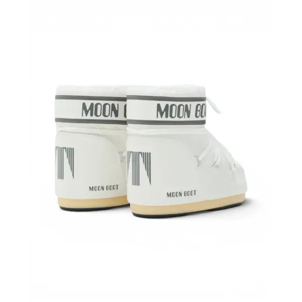 1409340-A009 Moon Boot Icon Low Nylon White Mono