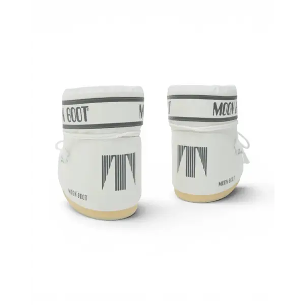 1409340-A009 Moon Boot Icon Low Nylon White Mono