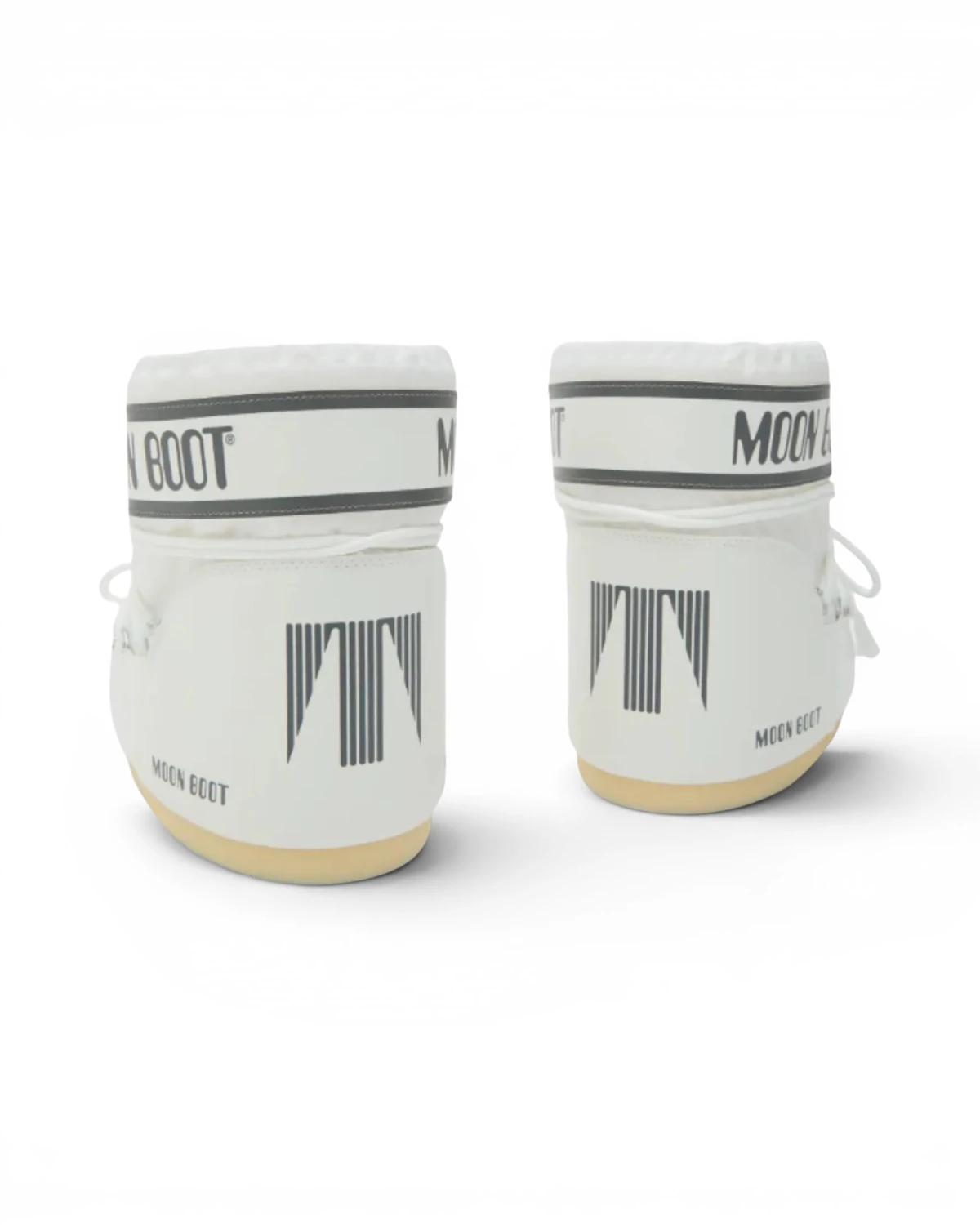 1409340-A009 Moon Boot Icon Low Nylon White Mono