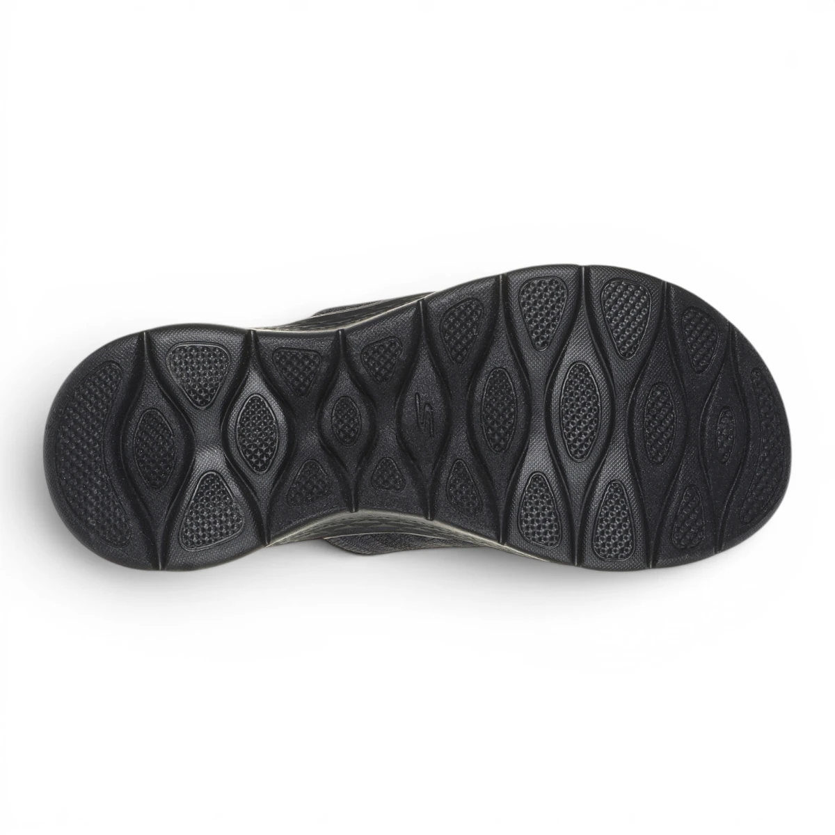 141420-BKGY Crno-sive ženske natikače GO WALK Flex Sandal Impress – Skechers