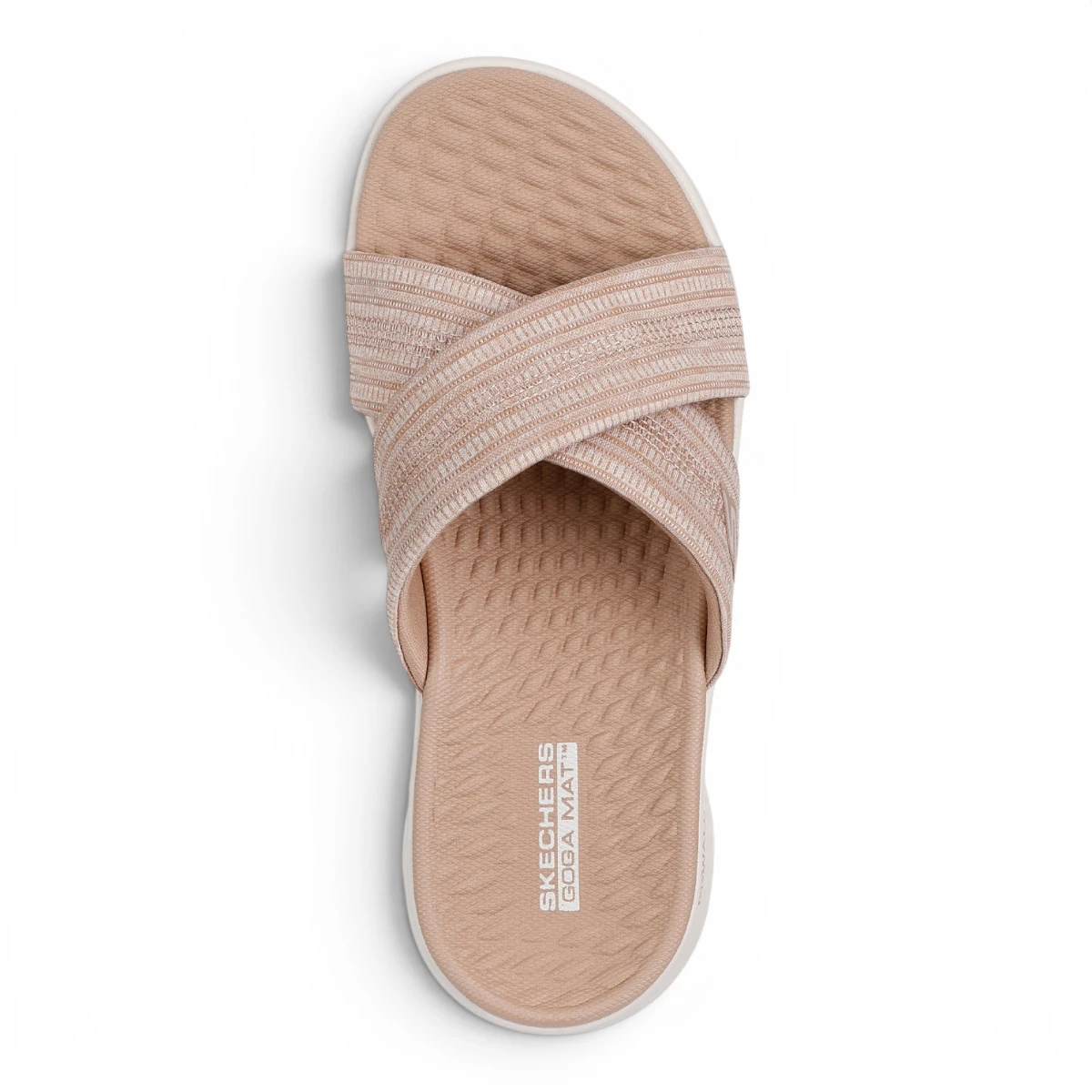 141420-TPE Svijetlo smeđe ženske natikače GO WALK Flex Sandal Impress – Skechers