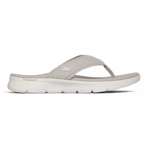 141459-TPE Taupe ženske japanke GO WALK Flex Sandal Holly – Skechers
