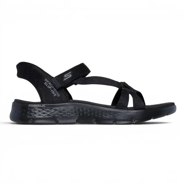 141481-BBK Crne ženske Slip-ins sandale GO WALK Flex Sandal Illuminate – Skechers