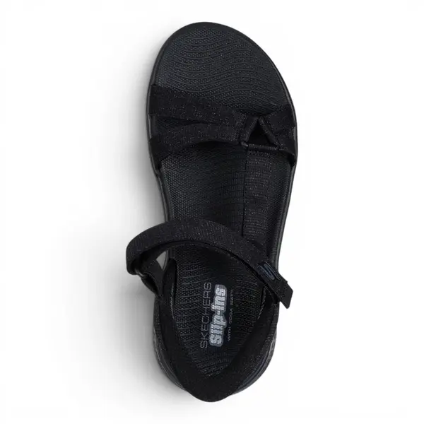 141481-BBK Crne ženske Slip-ins sandale GO WALK Flex Sandal Illuminate – Skechers