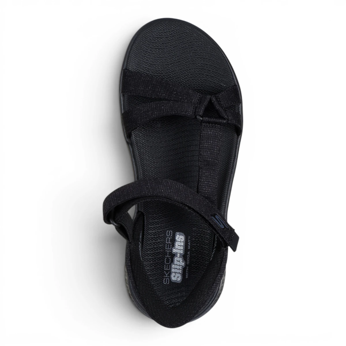 141481-BBK Crne ženske Slip-ins sandale GO WALK Flex Sandal Illuminate – Skechers