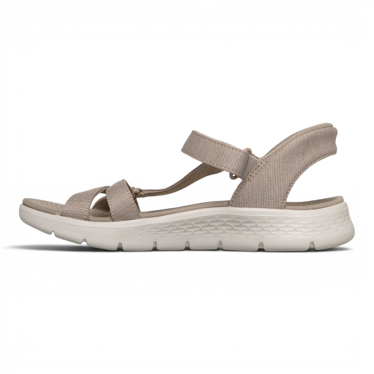 141481-TPE Taupe ženske Slip-ins sandale GO WALK Flex Sandal Illuminate – Skechers