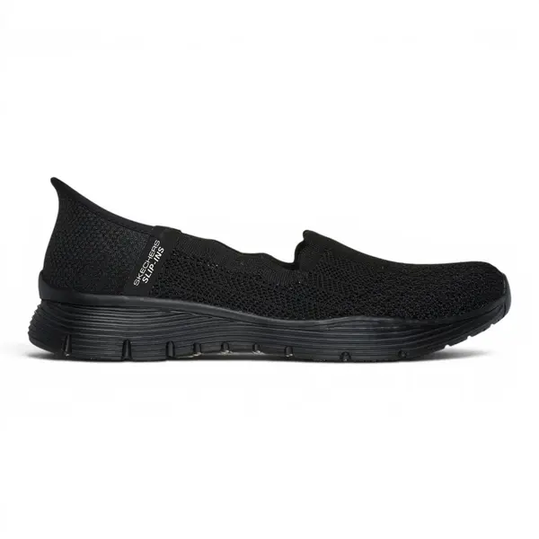 158980-BBK Crne ženske mokasine Seager Believe It – Skechers