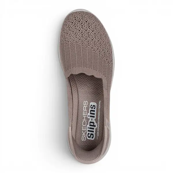 158980-DKTP Taupe ženske mokasine Seager Believe It – Skechers