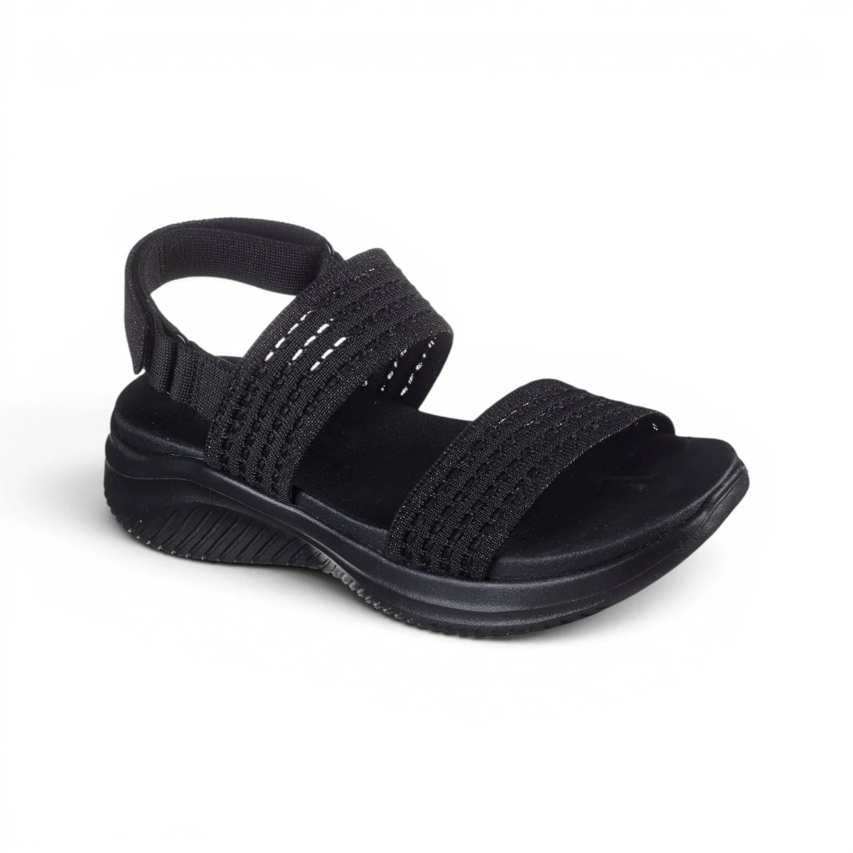 164090-BBK Crne ženske sandale Ultra Flex 3.0 Sandal All Aboard – Skechers
