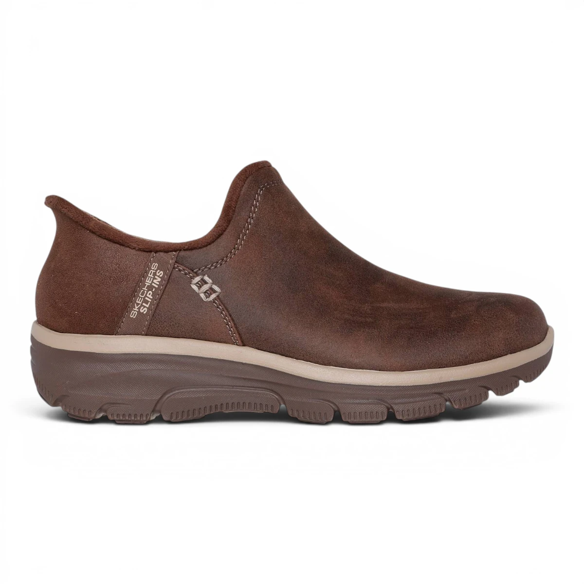 167872-CHOC Smeđe ženske mokasine Easy Going Modern – Skechers