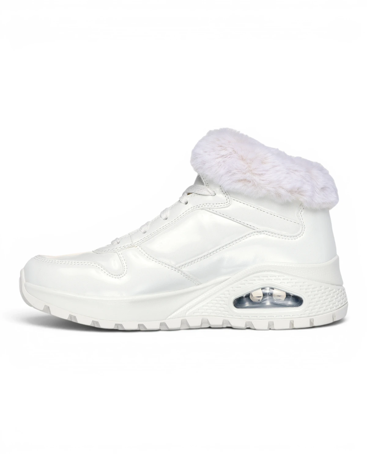 168126-WHT Bijele ženske gležnjače UNO Rugged Fiesty – Skechers