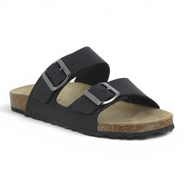 1758UFL-NERO Free Life rustic nero muška natikača