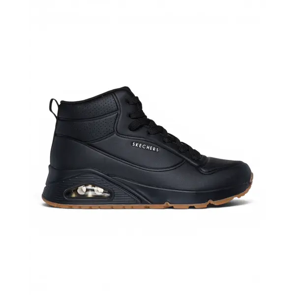 177097-BBK Crne ženske tenisice/gležnjače Uno Stand High – Skechers