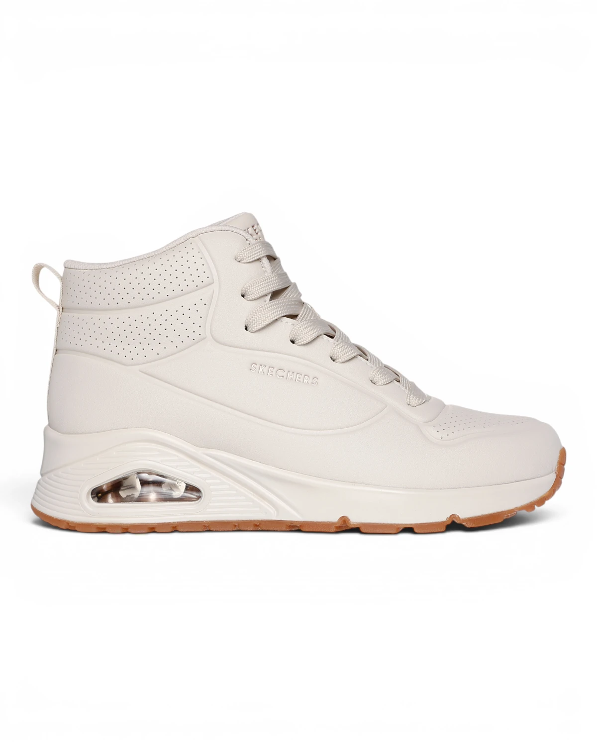 177097-OFWT Bež ženske tenisice/gležnjače Uno Stand High – Skechers