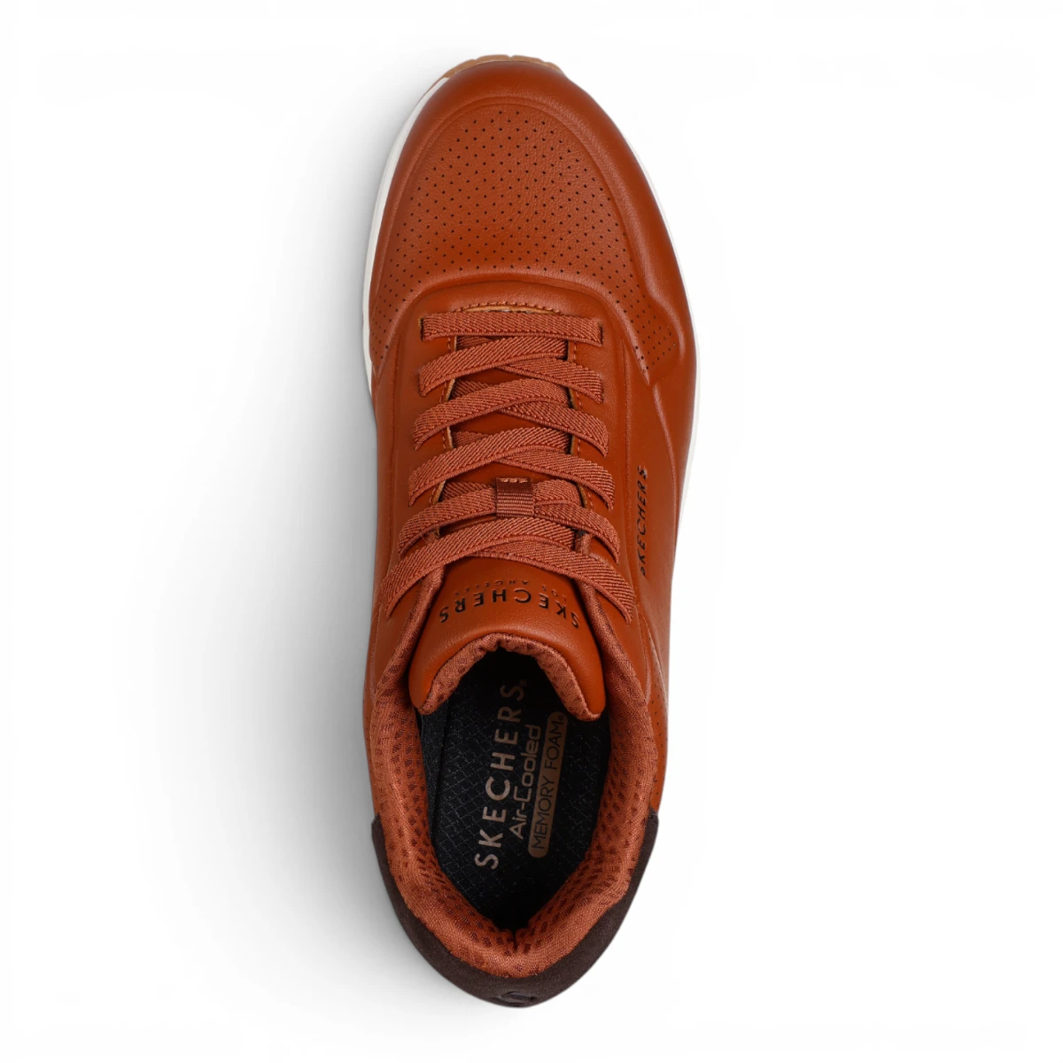 183007-COG Smeđe muške tenisice Uno Tailored Air – Skechers