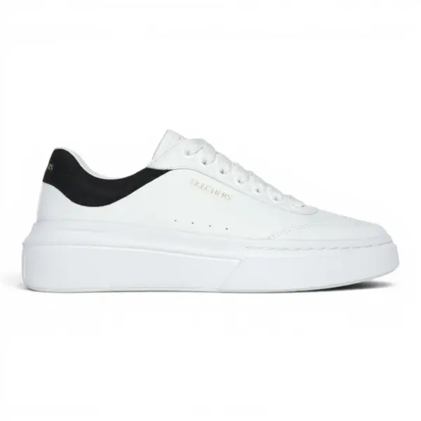 Bijelo-crne ženske tenisice Cordova Classic Best – Skechers