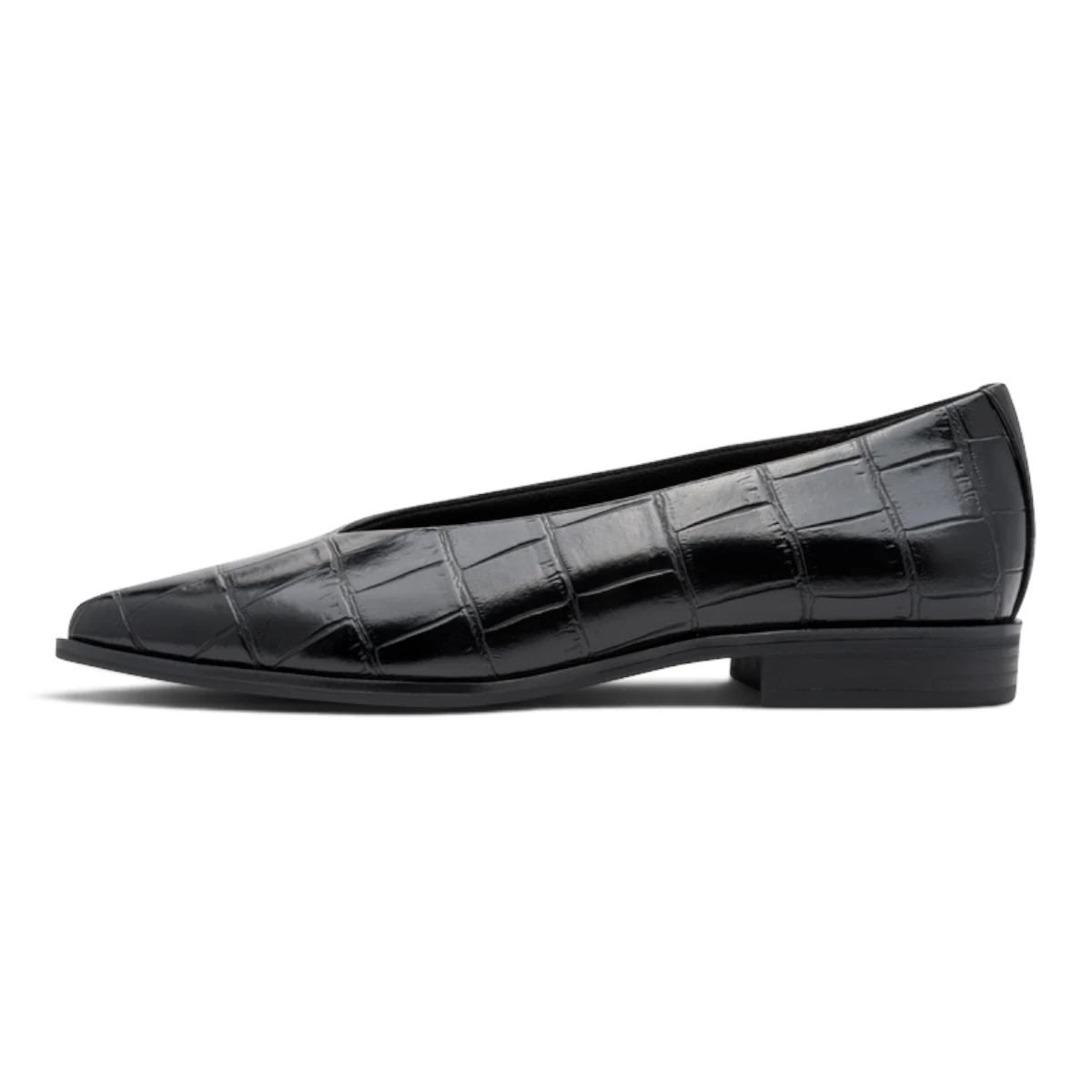 2-22124-47-069 Marco Tozzi ženska balerinka BLACK CROCO