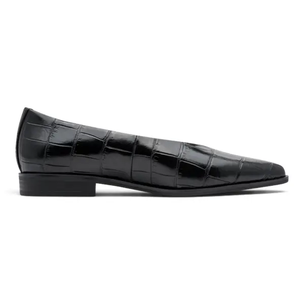 2-22124-47-069 Marco Tozzi ženska balerinka BLACK CROCO