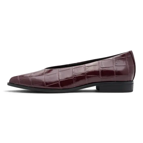 2-22124-47-537 Marco Tozzi ženska balerina BORDEAUX CROCO