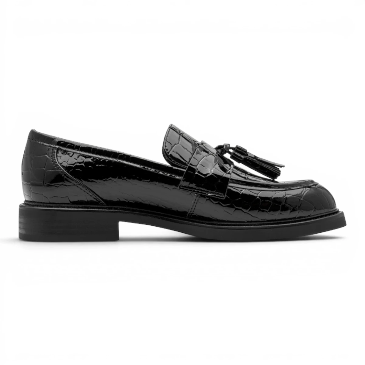 2-24300-47-068 Marco Tozzi ženska mokasina BLACK CROC.PAT