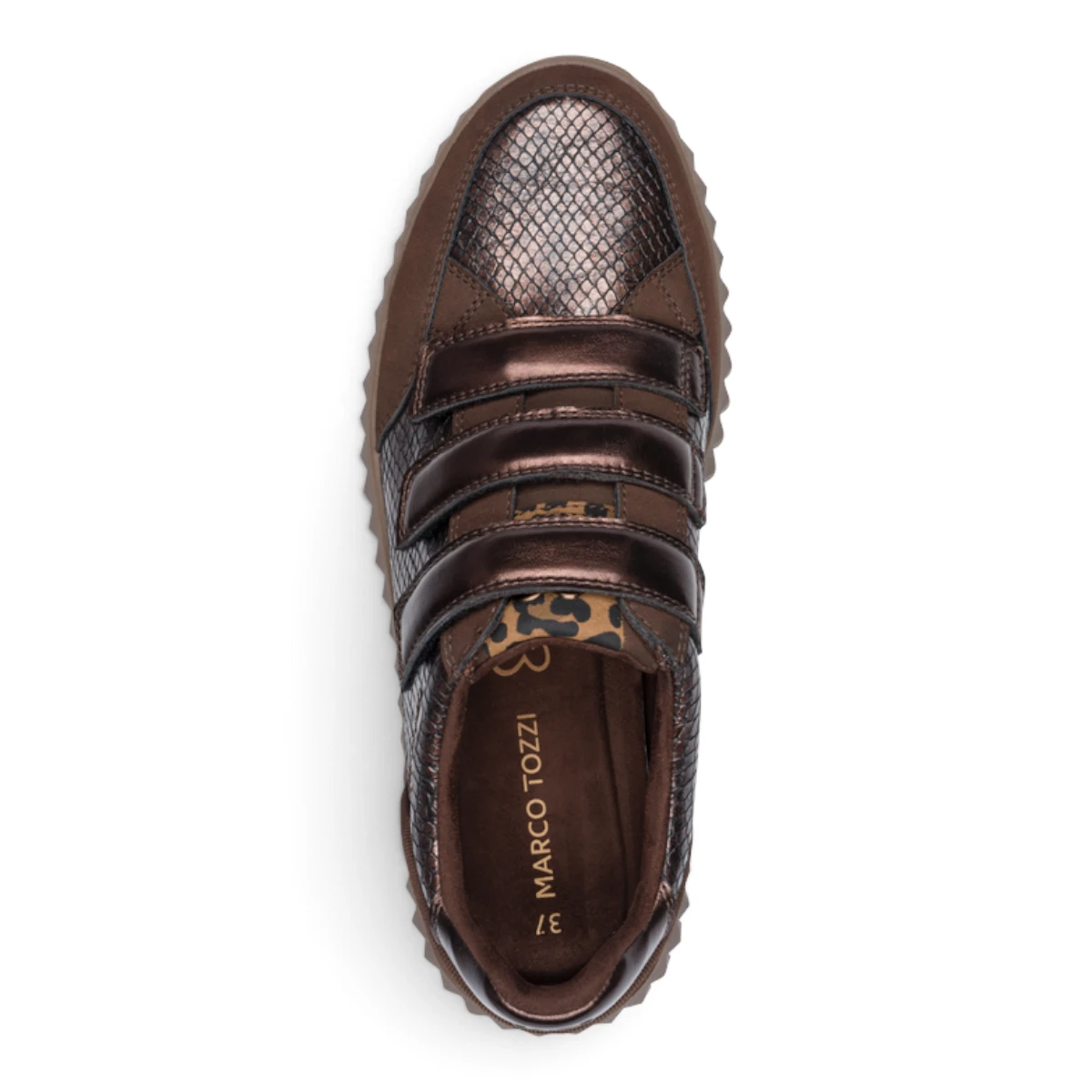 2-24791-47-353 Marco Tozzi ženska tenisica CHOCO COMB