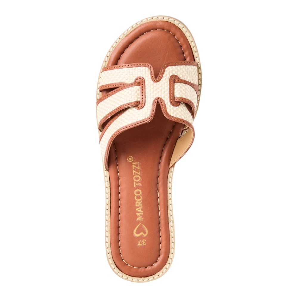 2-27193-46-392 Marco Tozzi Ženska natikača Cognac Beige