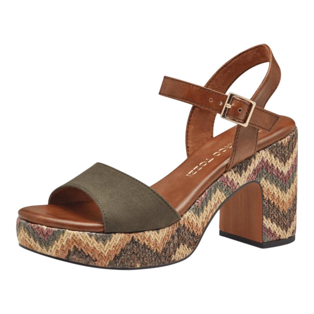 2-28008-42-726 Marco Tozzi sandala KHAKI COMB