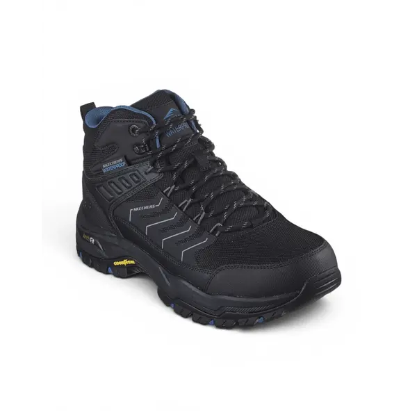 204634-BLK Crne muške čizmice Arch Fit Dawson RA – Skechers