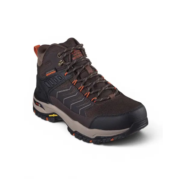 204634-BRN Smeđe muške čizmice Arch Fit Dawson Raveno – Skechers