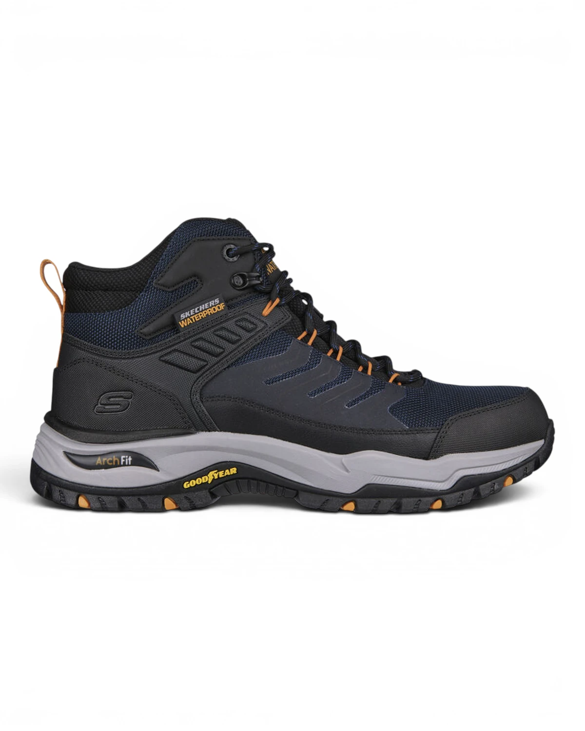 Tamno plave/crne muške čizmice Arch Fit Dawson – Skechers