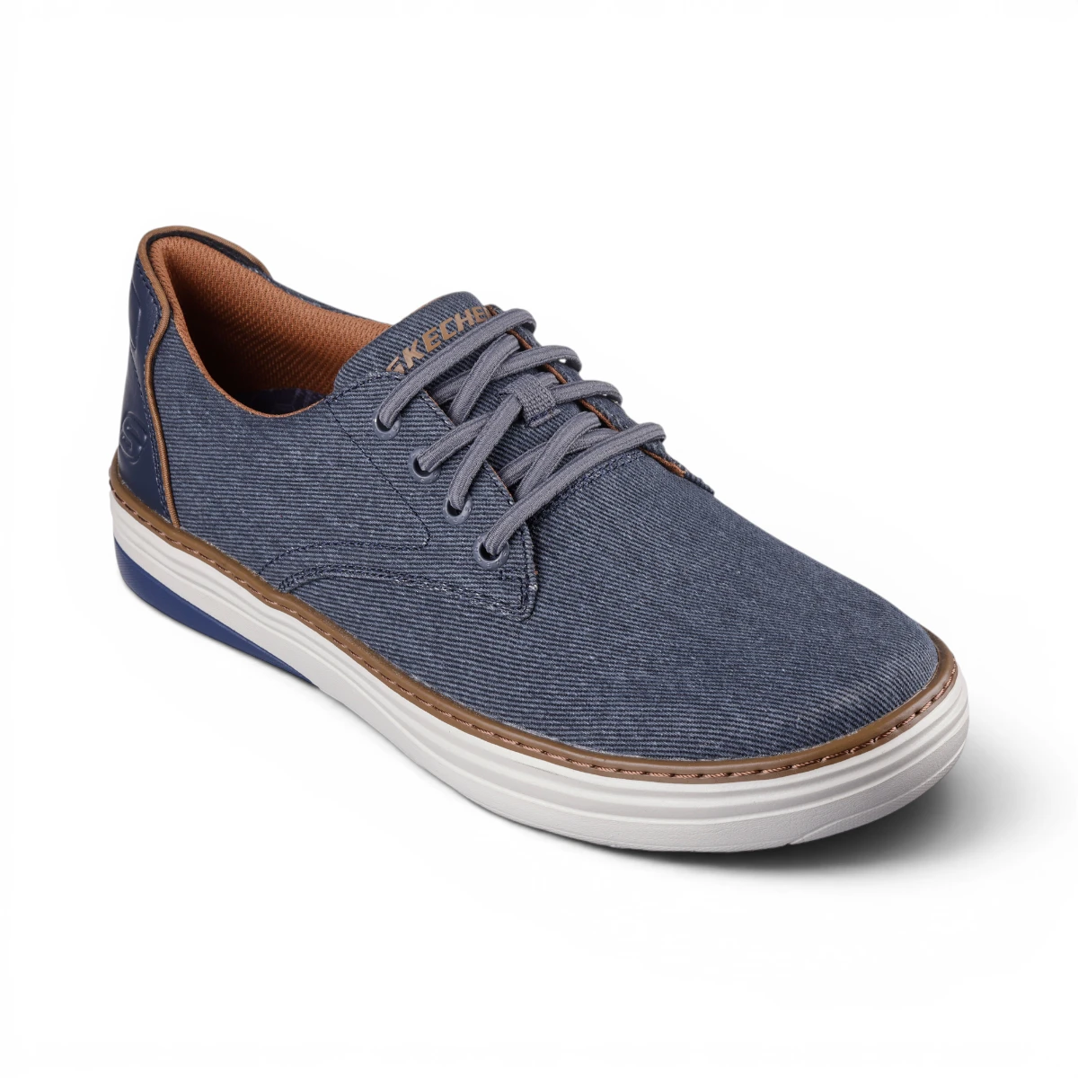205135-NVY Plave muške tenisice Hyland Ratner – Skechers