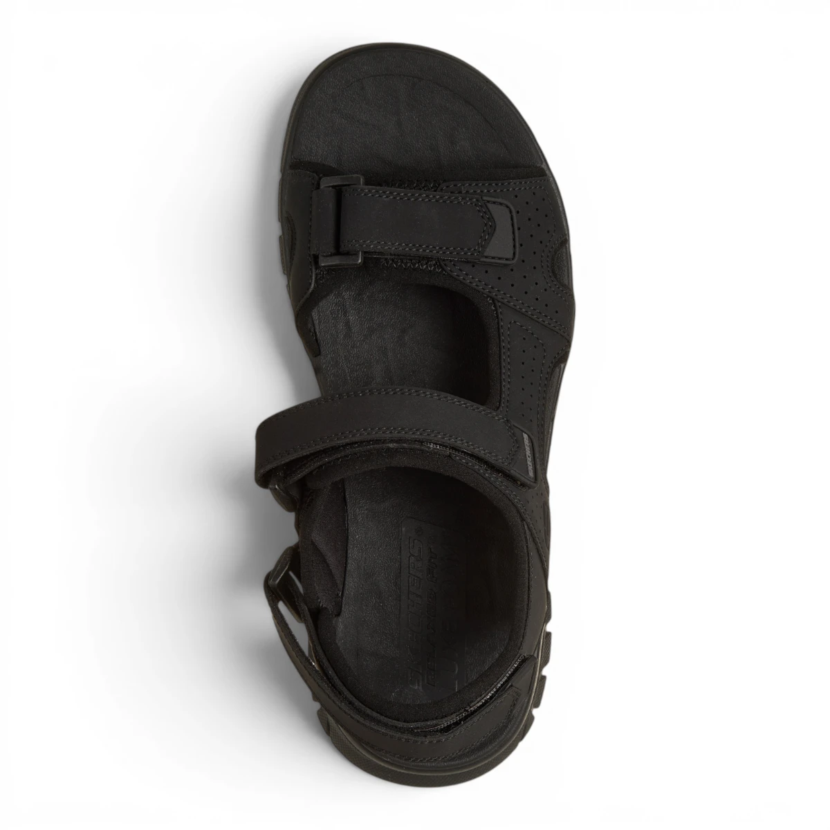 205724-BBK Crne muške sandale Wagner Avalon – Skechers