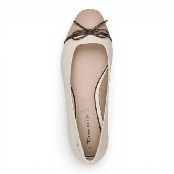 22137-46-430 Tamaris balerina IVORY COMB