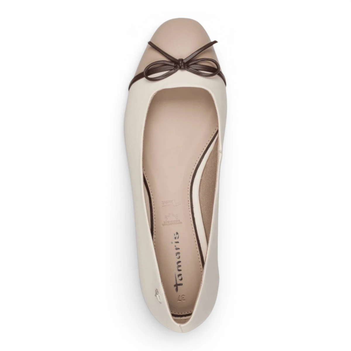 22137-46-430 Tamaris balerina IVORY COMB