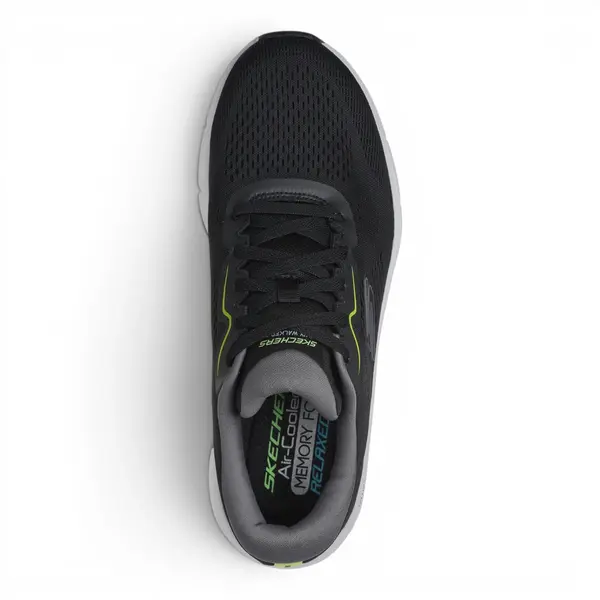 232714-BKLM D'Lux Walker 2.0 Swave tenisice crno-limeta – Skechers