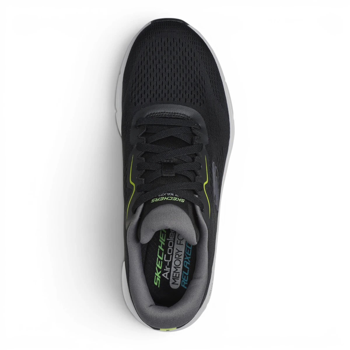 232714-BKLM D'Lux Walker 2.0 Swave tenisice crno-limeta – Skechers