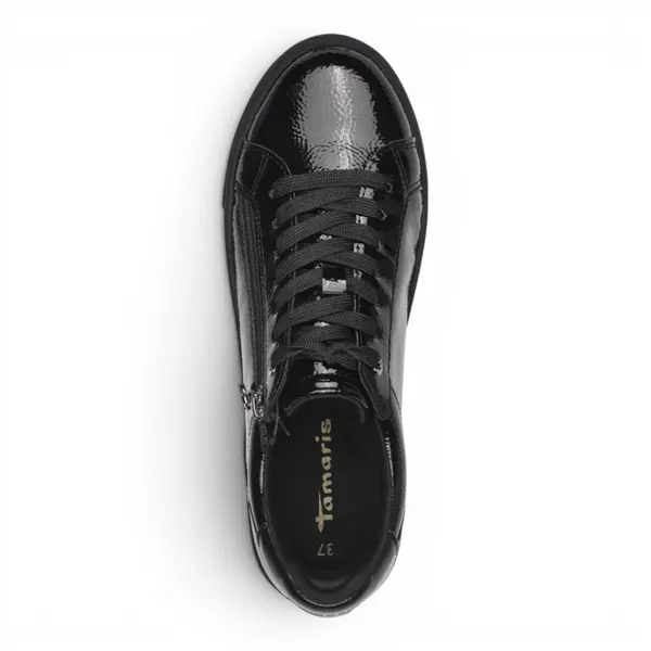 23313-41-018 Tamaris ženske tenisice BLACK PATENT