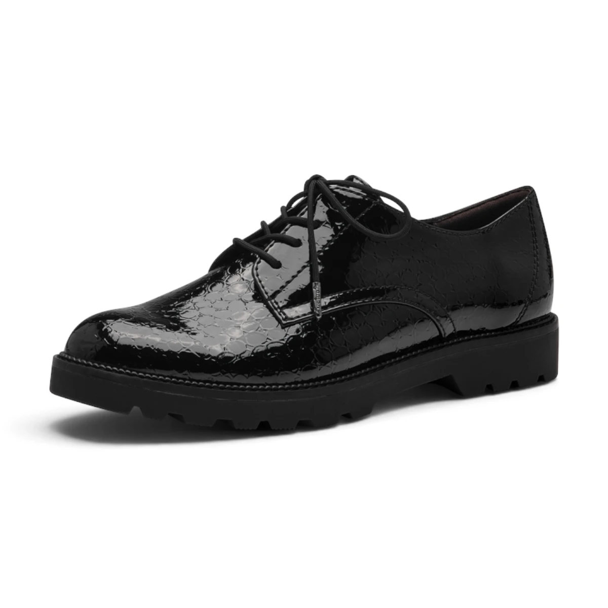 23605-41-087 Tamaris cipela BLK PATENT STR