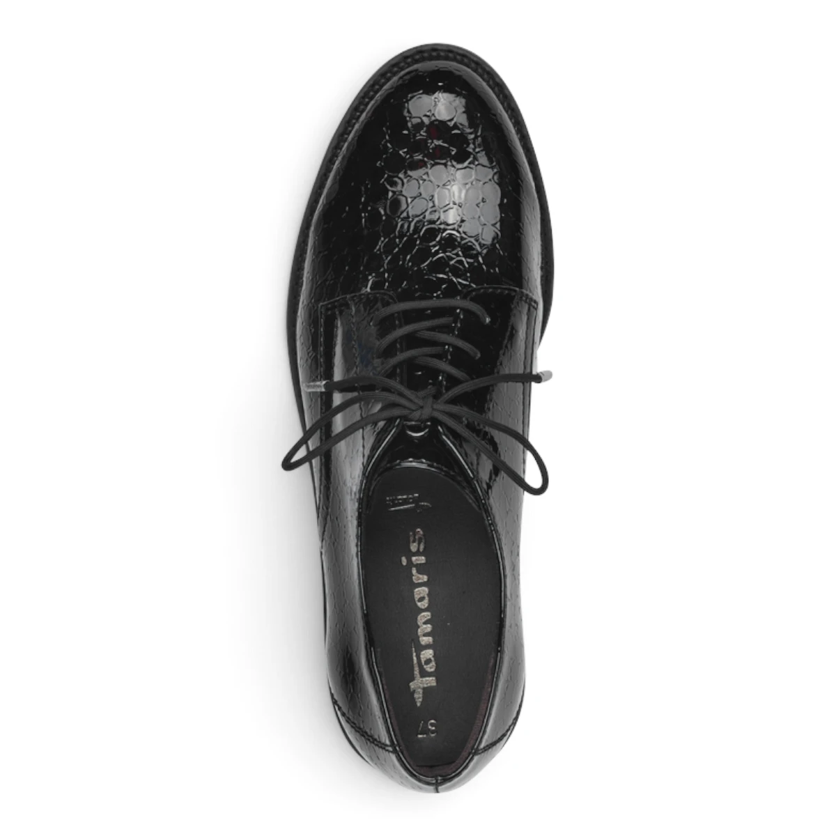 23605-41-087 Tamaris cipela BLK PATENT STR