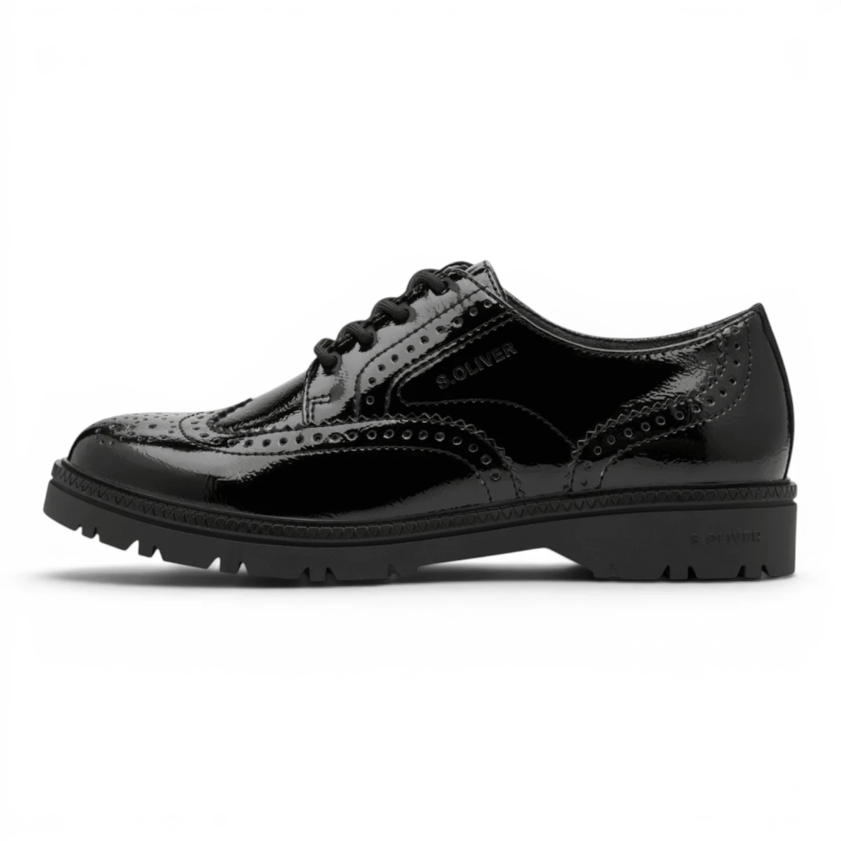 23627-43-018 s.Oliver žnska cipela BLACK PATENT