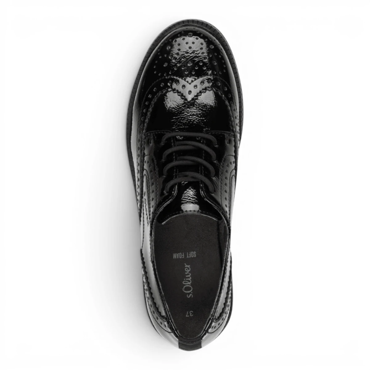 23627-43-018 s.Oliver žnska cipela BLACK PATENT