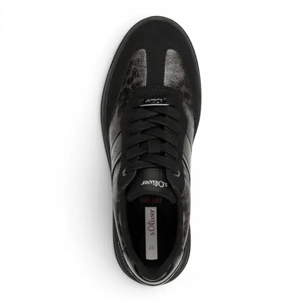 23683-45-090 s.Oliver ženska tenisica BLACK/LEOPARD