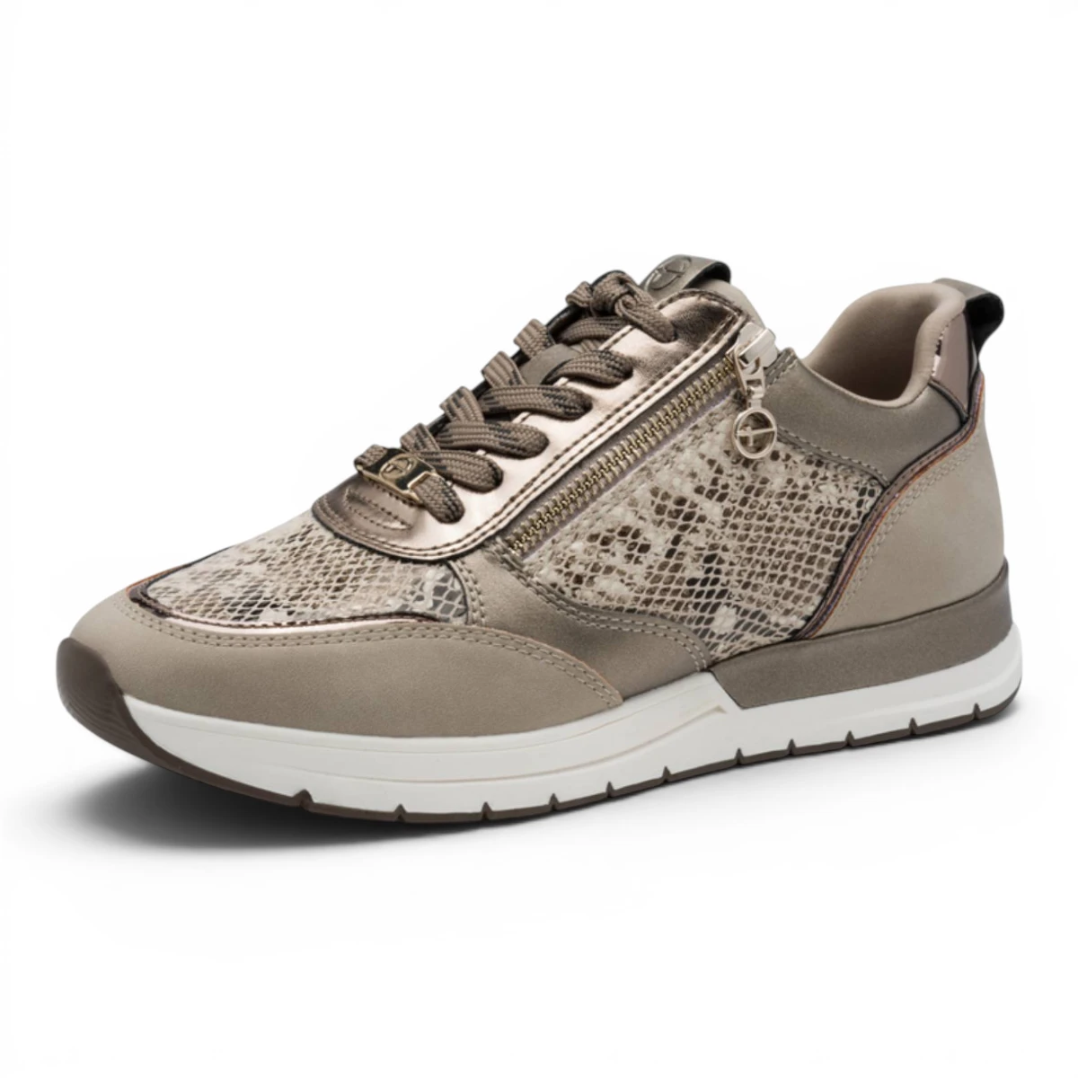 23732-41-393 Tamaris ženska tenisica TAUPE/SNAKE